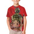 thumbnail image 2 of Apex Legends Octane Kids Short Sleeve Tee Shirt Novelty Crewneck T-Shirts Unisex Summer Blouse Tops for Boys Girls 120CM, 2 of 8