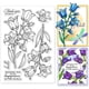 thumbnail image 1 of Sellos transparentes de campanilla, sellos transparentes de flores y saludos, sellos de silicona de campanilla floreciente., 1 of 9