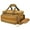 Brown, variant on 14 Inch Heavy Duty Tool Bag Portable Storage Organizer with Multi Pocket Wide Mouth for Repairmen Electrician Carpenter Brown