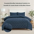 thumbnail image 1 of Mainstays 3-Piece Comforter Set, Washed Indigo, Double Queen, 1 of 9