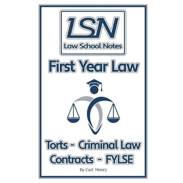Law School Notes: First Year Law (Paperback) - Walmart.com - Walmart.com