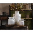 thumbnail image 7 of Ceramic Rustic Farmhouse Vase, 14 Inch Distressed Decorative Flower Vase for Home Decor, Large White Vase for Living Room Bedroom Kitchen Office Decor Centerpiece Table Decorations, 7 of 7