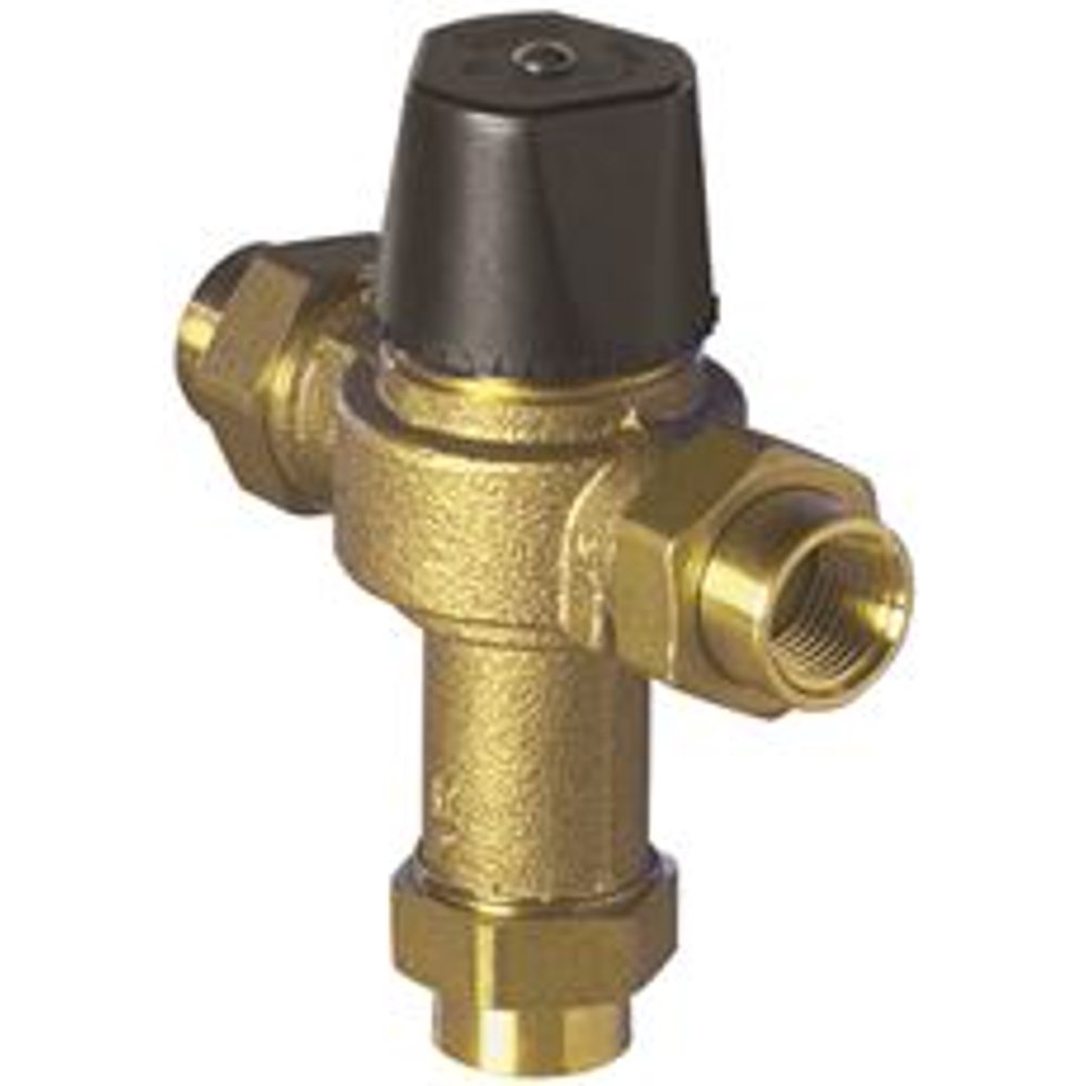 Powers Under Counter Thermostatic Mixing Valve, 1 In. Union Npt Female