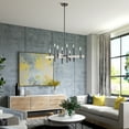 thumbnail image 3 of Livex Lighting - Denmark - 8 Light Chandelier in Mid Century Modern Style - 28, 3 of 12