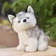 thumbnail image 4 of FELTECHELECTR Adorable peluche de husky sentado para niños (25 cm), 4 of 6