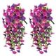 thumbnail image 2 of 2 Piezas de Flores Artificiales de La Mañana Verdes para Colgar En La Pared, para El Hogar, Exteriores, Bodas, Patios, Decoración y Diseño., 2 of 7
