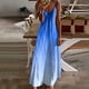 thumbnail image 1 of WILLBEST Vestidos Casuales para Mujer Verano Vestido Largo Sexi con Tirantes y Cuello En V, Vestido Playero Estampado A La Moda para Vacaciones Grande, 1 of 3