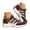 Brown, variant on Dakaela Women's Fashion Sneakers Suede Casual Tennis Shoes Classic Retro Non Slip Walking Shoes with Arch Support Size 6