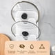 thumbnail image 4 of onlyliua Ofertas Del Prime Day de Hoy 2024 Estante para Tapa de Olla, Diseño Plegable, Estante Colgante Multifuncional Doble, Estante para Tabla de Cortar, Taladro Sin Olor, Instalación, 4 of 6