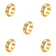 thumbnail image 3 of Minnieouse Anillo Anillos de dedo duraderos Pulido extraíble Color sólido resistente Impermeable Joyería de tamaño pequeño Festival de Type2 NO2, 3 of 6