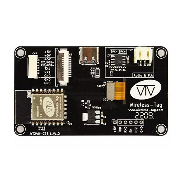 Pantalla en serie WEIHJMXG 2.4 pulgadas Wifi Bluetooth IPS Esp32-C3 ZX240-C3SI1