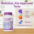 thumbnail image 6 of SmartyPants Toddler Multi & Omega 3 Fish Oil Gummy Vitamins with D3, C & B12 - 70 ct, 6 of 13