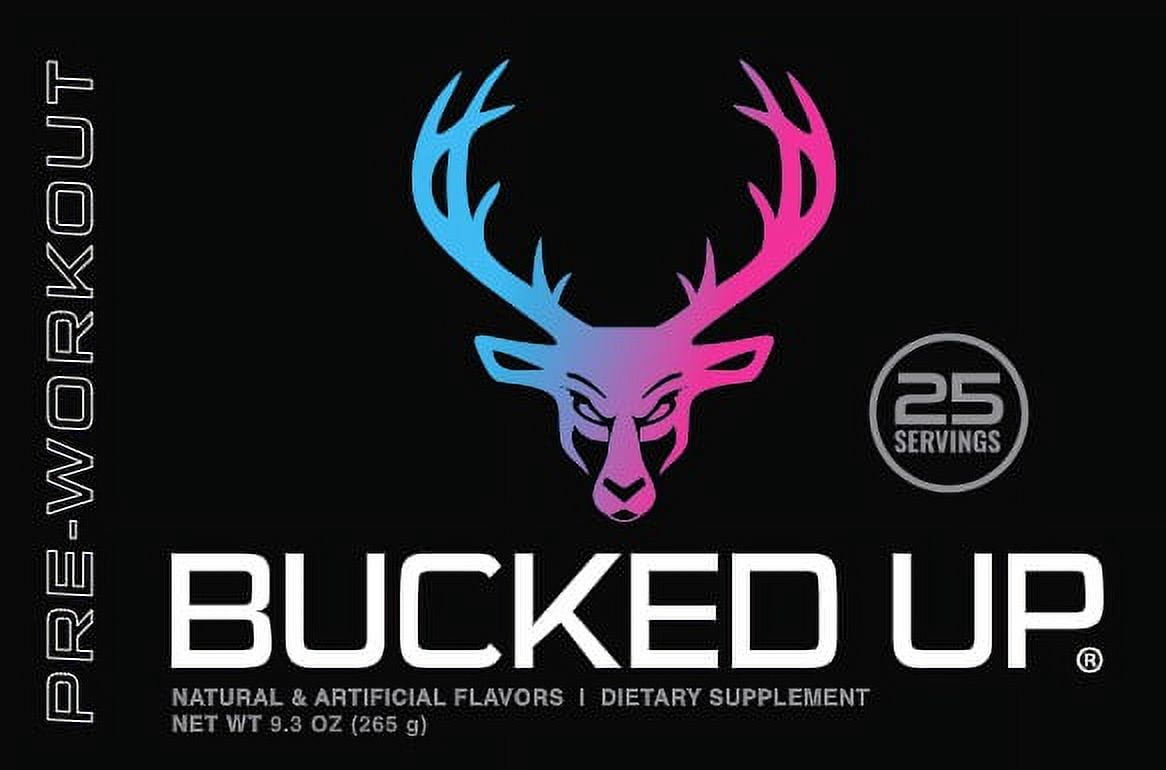 Bucked Up Pre-Workout Powder Supplement, Miami Vice Flavor, 9.3 oz, 25 Servings