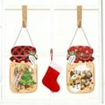 thumbnail image 4 of Christmas Mason Jar Treat Bags, 48PCS Festive Gift Bags with 8 Styles for Candy, Party Favors & Holiday Gifts, 4 of 5