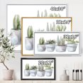 thumbnail image 4 of Designart 'Succulent and Cactus House Plants V' Farmhouse Framed Canvas Wall Art Print, 4 of 5