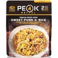 thumbnail image 2 of Peak Refuel Sweet Pork & Rice | Premium Freeze Dried Camping Food | Backpacking & Hiking MRE Meals | Just Add Water | 100% Real Meat | 40g of Protein | 2 Serving Pouch, 2 of 8