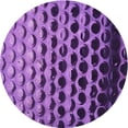 thumbnail image 1 of Ahgly Company Machine Washable Indoor Round Transitional Heliotrope Purple Area Rugs, 3' Round, 1 of 7