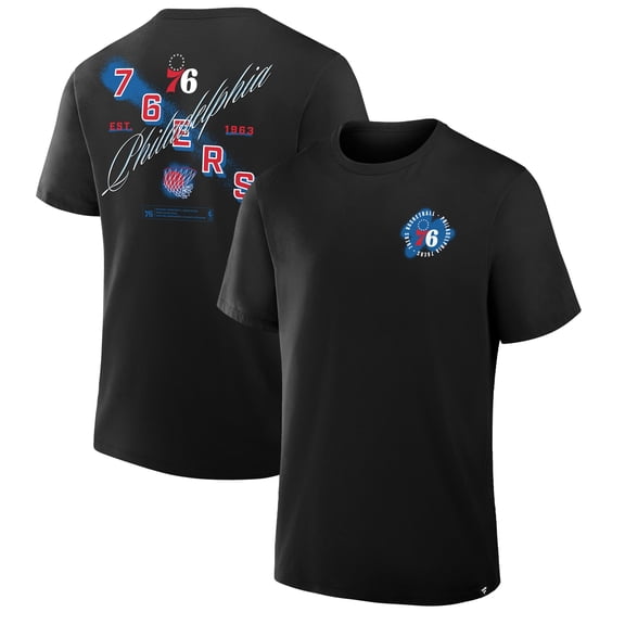 Men's Black Philadelphia 76ers SOS T-Shirt