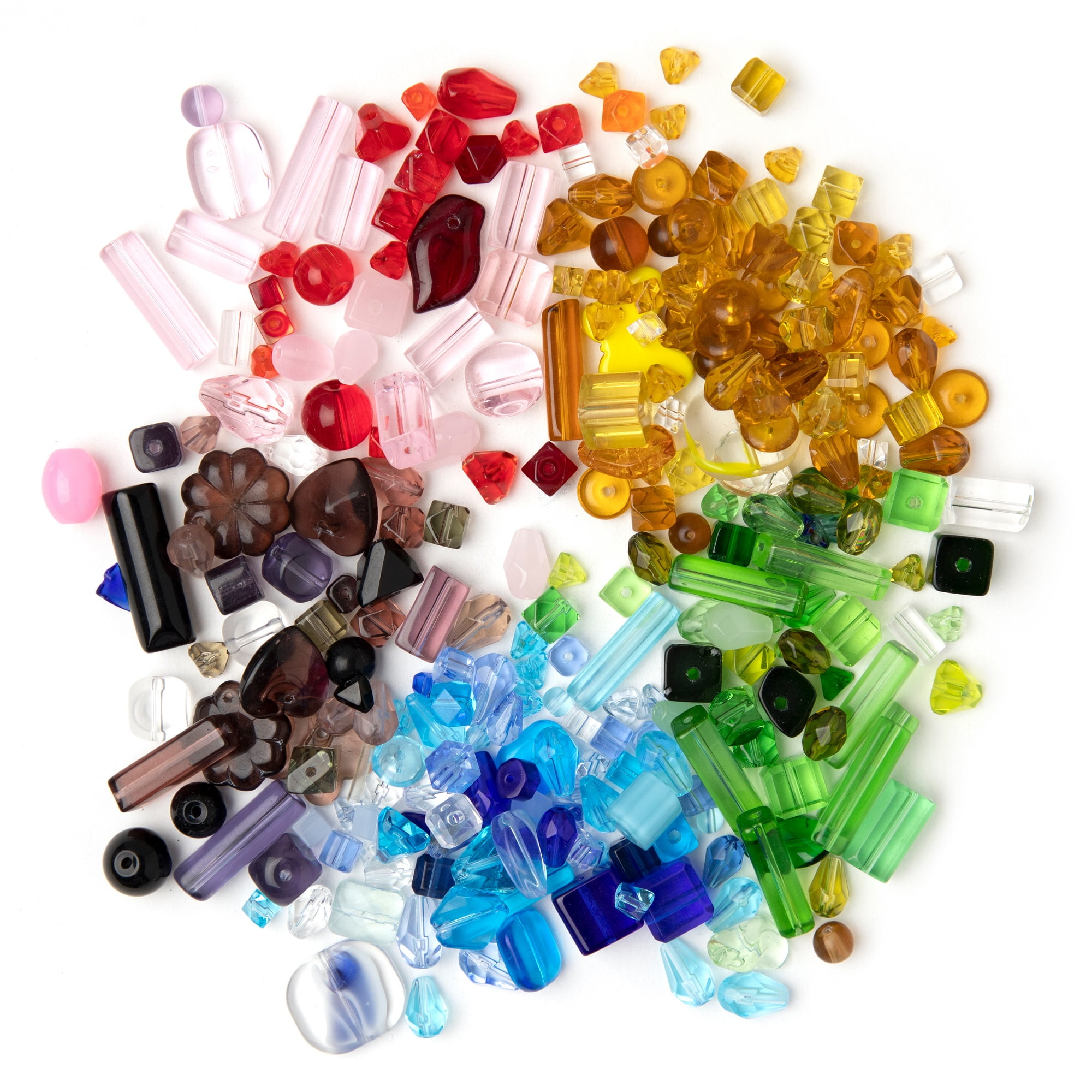 Cousin DIY Mega Tub Glass Seed Beads Jewelry Making Kit, Multicolor, 500g Beads, 25,000 Pieces