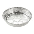 thumbnail image 2 of Aluminum Foil Pans - 100-Piece Round Disposable Tin Pans with Flat Board Lids for Baking, Roasting, Broiling, and Cooking, 9 x 1.6 x 9 Inches, 2 of 4