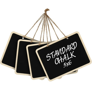 22PCS Mini Wooden Chalkboard Signs with Stand for Crafts, Food Labels ...