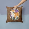thumbnail image 2 of Carolines Treasures SS8061PW1414 Shiba Inu Fabric Decorative Pillow, 14Hx14W, multicolor, 2 of 4