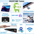 thumbnail image 4 of DEERTiME 2025 Dernière Tablette 10 Pouces Android 15 Tablettes avec Clavier, 30 Go RAM 64 Go ROM 2.0GHz Octa-Core, Double Caméra, Extension 1 To, 4 of 7
