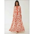 thumbnail image 3 of Printed Long Sleeve Viscose Maxi Dress, 3 of 6