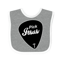 Inktastic Pick Jesus Christian Boys or Girls Baby Bib