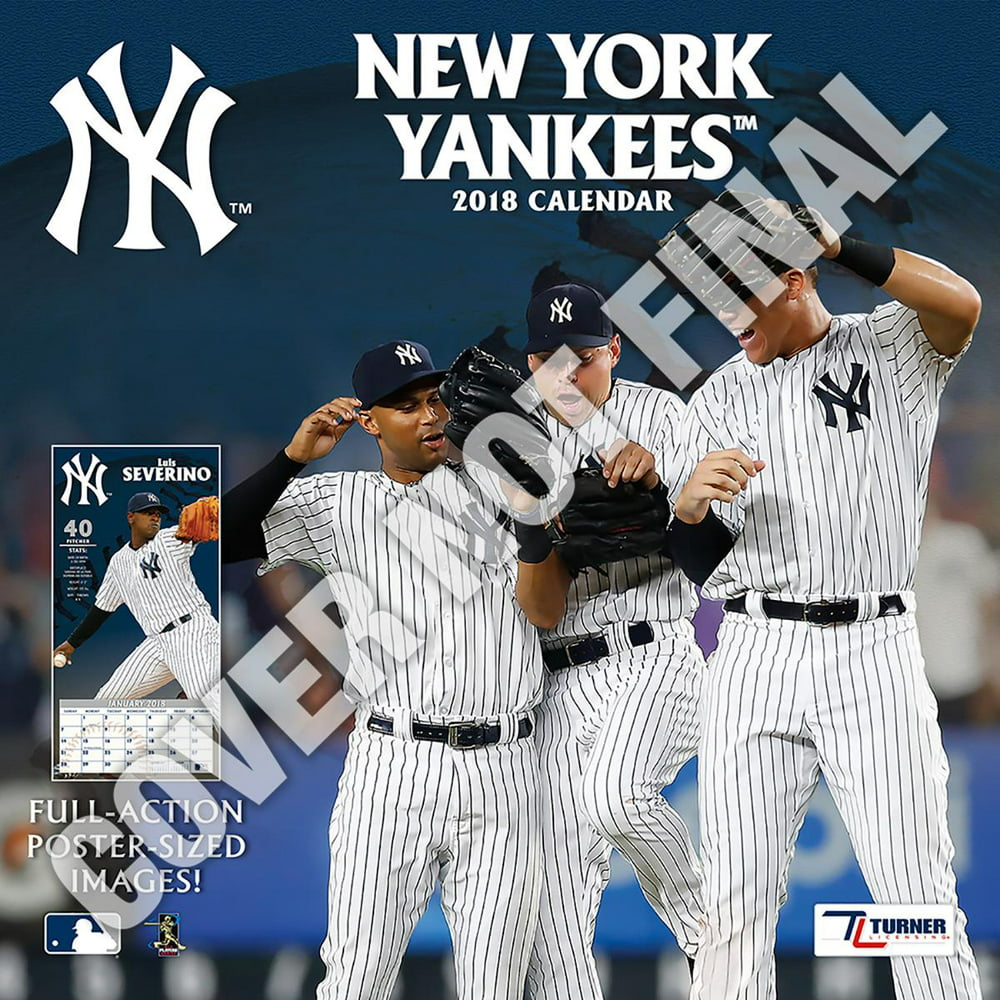 New York Yankees 2019 12x12 Team Wall Calendar (Other) - Walmart.com ...