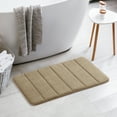 thumbnail image 5 of Unique Bargains 2 Pcs Non Slip Soft Bathroom Mat Brown 20" x 32", 5 of 6
