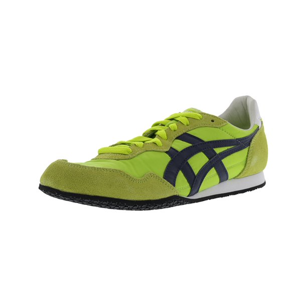 Onitsuka Tiger Serrano Lime Navy Ankle High Canvas Fashion Sneaker 10m 8 5m Walmart Com