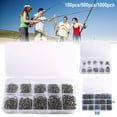 thumbnail image 3 of 100/500/1000x Fishing Hooks Set High Carbon Steel Sharp Barbe Hot G7, 3 of 9