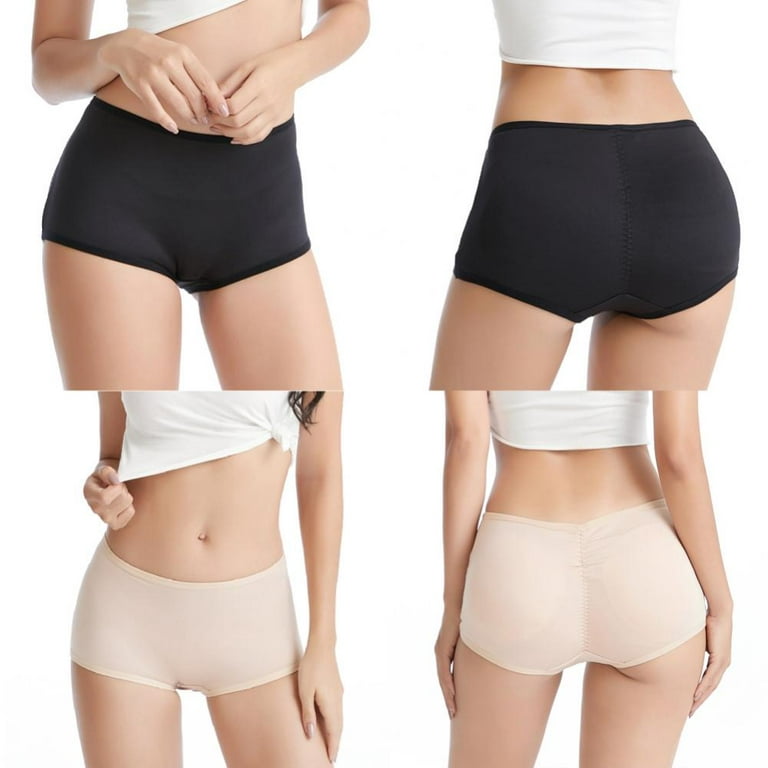 2pcs Women Safety Shorts Shaping Pants Skirt Bottoming Briefs Elastic Waist  Pants Seamless Shorts Female Underwear Butt Lifter Enhancer
