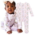 thumbnail image 1 of Pijama Footie, elegante helado de unicornio y cacahuete para niña de 6 a 9 meses, 1 of 8