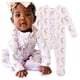 thumbnail image 1 of Pijama elegante de viscosa con forma de cacahuete para bebé, bambú, niña de 3 a 6 m, 1 of 8