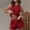 *Wine, variant on Women's Sleeveless Tank Pajama Set, Crew Neck Top and Elastic Waist Shorts 2-Piece Loungewear, Soft Sleepwear for Women Yellow,Women's Plus M