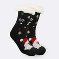 thumbnail image 4 of Fulijie Adult Christmas Holiday Socks Colorful Indoors Striped Slipper Socks Fleece Knit Thick Warm Christmas Socks, Mens Crew Socks, Womens No Show Socks, Low Cut Socks Women, Hiking Socks, 4 of 4