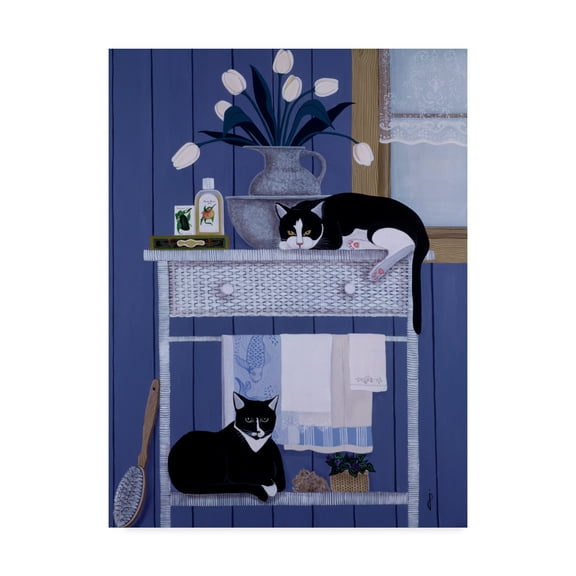 Trademark Fine Art 'Oscar And Harold' Canvas Art by Jan Panico