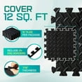 Yes4All Interlocking Exercise Foam Mats with Border Interlocking