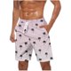 thumbnail image 1 of Pantalones Cortos Casuales para Hombre Imprimir con Bolsillos Pantalones de Playa de Cintura Elástica, Pantalones Cortos de Cintura Elástica para Hombre, 1 of 9