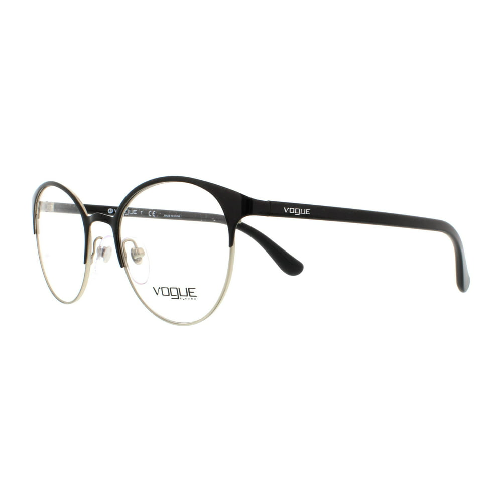 Vogue Eyeglasses Vo4011 352 Black Silver 49mm Walmart