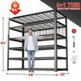 thumbnail image 6 of 84" H Garage Shelving 6-Tier Storage Shelves Heavy Duty Loads 3500LBS Adjustable Metal Shelving, 6 of 13