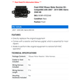 thumbnail image 2 of Front HVAC Blower Motor Resistor Kit - Compatible with 2007 - 2014 GMC Sierra 2500 HD 2008 2009 2010 2011 2012 2013, 2 of 2