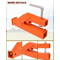 thumbnail image 6 of Clamp on Trailer Hitch Receiver for Front End Loader Bucket Compatible with Deere Bobcat Skid Steer Tractor, 6 of 7