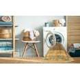 thumbnail image 2 of Ahgly Company Machine Washable Indoor Square Abstract Chocolate Brown Area Rugs, 8' Square, 2 of 7