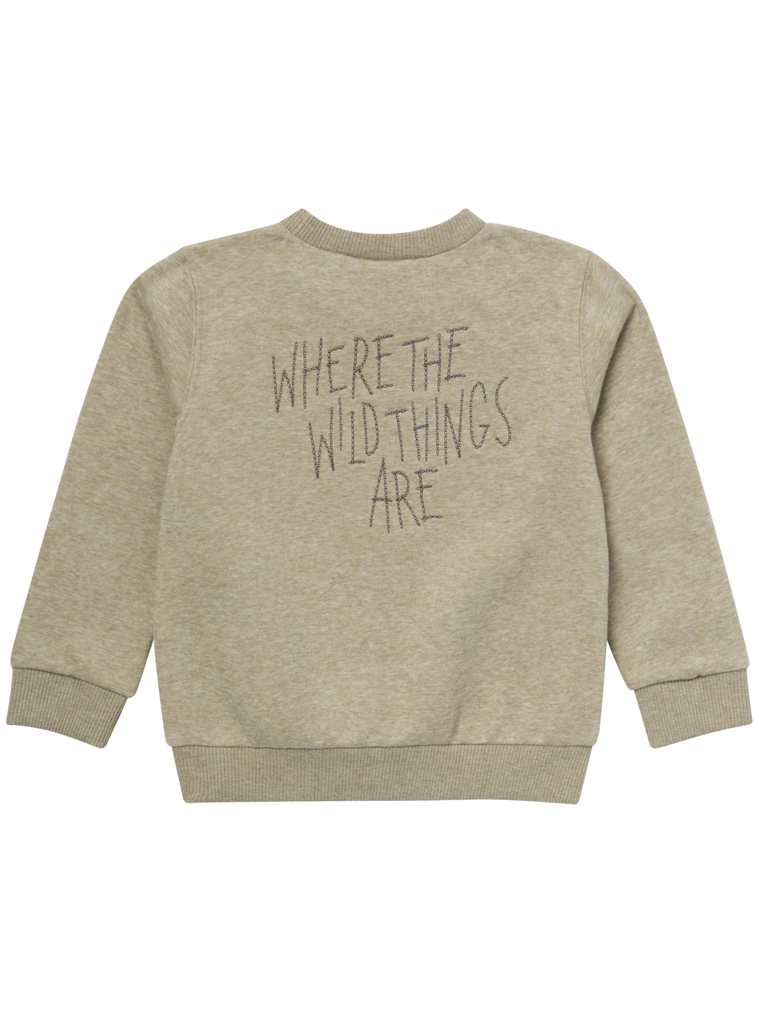 Modern Moments x Where the Wild Things Are Baby and Toddler Neutral Sweatshirt, Sizes 0/3 Months - 5T