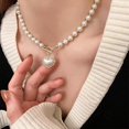 thumbnail image 3 of Kalung Jantung, Gaya Baru, Rekaan Kolar Rantai Kecil, Perempuan,, 3 of 8