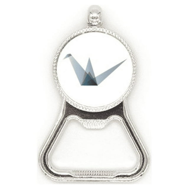 Origa Crane Geometric Shape Metal Beer Bottle Cap Opener Duty Stainless Steel