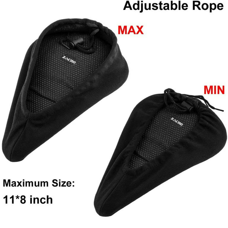 1pc Bike Seat Cushion - Gel Padded Bike Seat Cover For Men Women Comfort,  Extra Soft Exercise Bicycle Seat Compatible With Peloton, Outdoor & Indoor